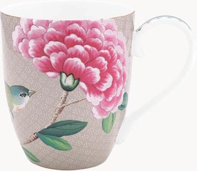 Grote koffiemokken Blushing Brids, 6-delig