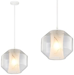HANGLAMP WIT MARMER APP908-1CP