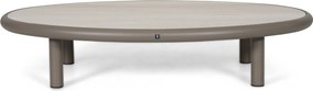Stoel en Bank Loungeset 5 personen Aluminium Taupe  Santika Furniture Santika
