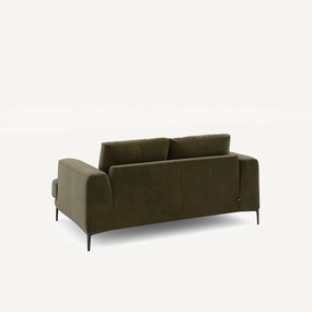 Bank 2-zit in fluweel, Marsile