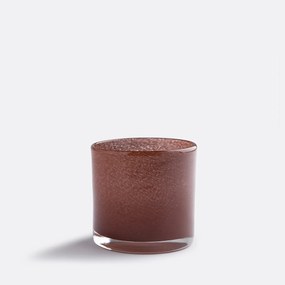 Theelichthouder in gekleurd glas Iva