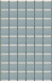 Handgeweven wollen vloerkleed Lilly met hoog-laagtextuur