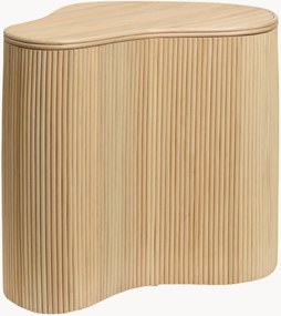 Handgemaakte rotan bijzettafel Isola met opbergruimte