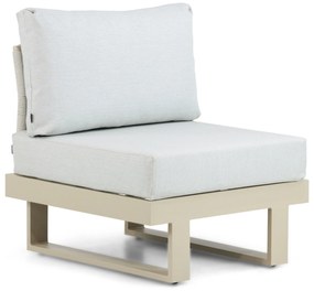 Hoek loungeset 6 personen Aluminium Taupe  Lifestyle Garden Furniture Lorenzo