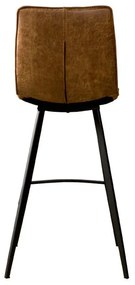 Tower Living Industriele Barkruk Met Voetensteun Cognac Pamplona