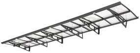 Deurluifel Kassel 100 x 450 cm CoverTech antraciet