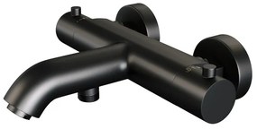 Brauer Black Edition Badkraan - gladde knop - mat zwart 5-S-229