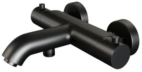 Brauer Black Edition Badkraan - gladde knop - mat zwart 5-S-229