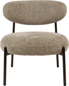 Zandkleur Fauteuil Met Ronde Zitting
