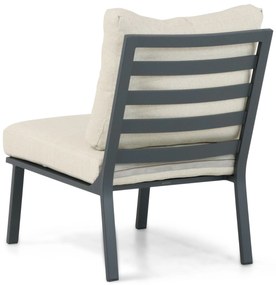 Hoek loungeset 6 personen Aluminium/Polywood (grey teakfinish) Grijs  Lifestyle Garden Furniture Santiago