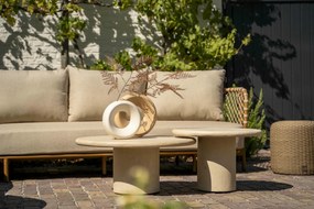 De Martinique hoek loungebank amber XL met knuffelhoek