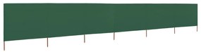 vidaXL Windscherm 6-panelen 800x120 cm stof groen