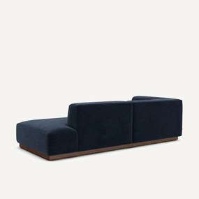 Linker hoekbank chenille fluweel, Jacopo