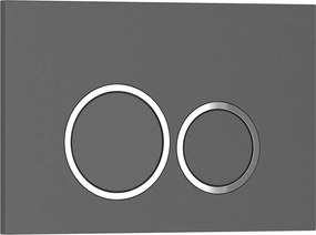 Mexen Tex 01 spoelknop, grijs - 6101-05