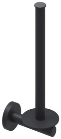 IVY Reserverolhouder - wand model - 2 rollen - Mat zwart PED 6500402