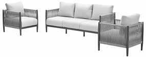 Garden Impressions Tavira loungeset 3-delig - grey sand