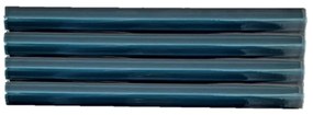 Terre d'Azur Colina met ribbel 10x30cm blauw glans