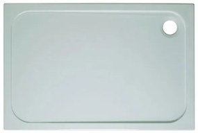 Crosswater Shower Tray douchebak 120x90x4.5cm met antikalkbehandeling stone resin wit SR0R91200