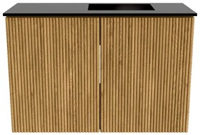 Mondiaz Joya 60cm toiletmeubel oak met wastafel faye rechts 1 kraangat urban