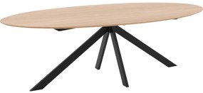 Goossens Excellent Eettafel Uniek, Ovaal 260 x 120 cm
