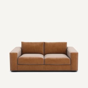 Compacte bank 3-zit in fluweel, Skander