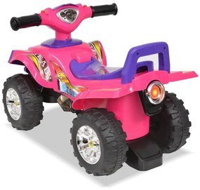 vidaXL Loopquad met licht en geluid roze en paars