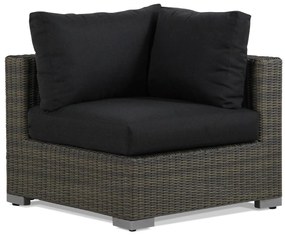 Hoek loungeset 5 personen Wicker Taupe  Garden Collections Toronto/Newbury