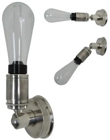 Muurlamp Milton Antiek Zilver