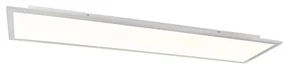 Modern LED paneel staal 120 cm incl. LED - Liv Modern Binnenverlichting Lamp