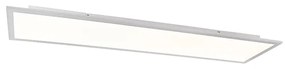Modern LED paneel staal 120 cm incl. LED - Liv Modern Binnenverlichting Lamp