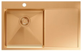 Stalen spoelbak RUSSEL 111 Copper