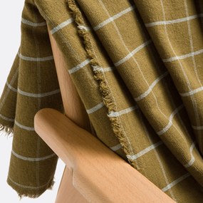 Plaid van geruit katoenlinnen, Lina