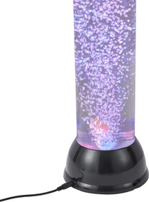 Bubbelbuis zwart 90cm incl. LED RGB - Zoop