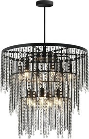 KRISTALLEN HANGLAMP Cristal APP1314-CP Black