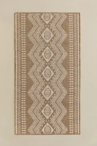 Rechthoekig Buitenkleed Van Polypropyleen Ariane Beige Amandelroos & 80 X 150 Cm - Sklum