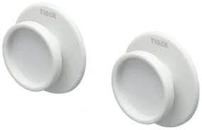 Tiger Tess handdoekhaak wit 2 stuks