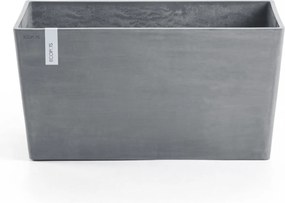Ecopots bloempot Paris 100 - Rechthoekig - Blue Grey - 99,7 x 46,4 x H51 cm