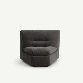 Modulaire hoekzetel in chenille fluweel, Giuliano