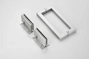 Saniclear Modern douchecabine 120x70 met 70cm deur anti-kalk RVS