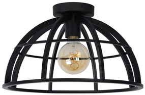 Lucide Dikra plafondlamp 40cm 1x E27 zwart