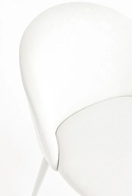 Pack 4 Biae krzesa vintage tkanina