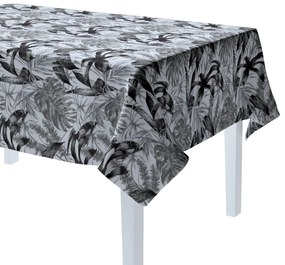 Dekoria Rechthoekig tafelkleed, grijs-zwart-wit, 100 x 100 cm