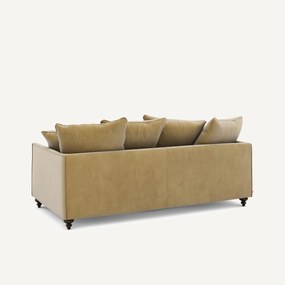 Omvormbare 3-zits fluwelen zetel, Lazare