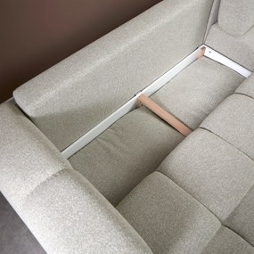 Slaapbank Met Hoek Beige Rechts