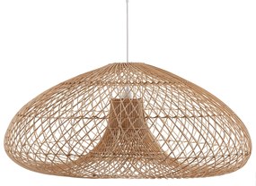 Hanglamp in gevlochten rotan, Titou