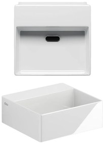 Clou New Flush 1 keramische fontein 28cm zonder kraangat wit glans