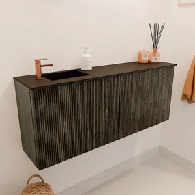 Mondiaz Joya 100cm toiletmeubel shadow met wastafel faye links 1 kraangat urban