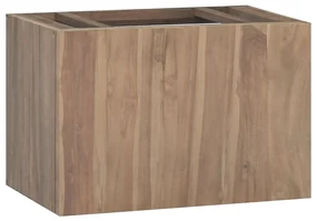vidaXL Badkamerwandkast 60x39x40 cm massief teakhout