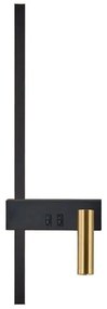 WANDLAMP APP1439-W RIGHT BLACK GOLD