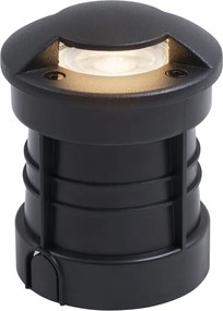 Set van 6 moderne grondspots zwart GU10 50mm 2-lichts effect IP65 - Cellar